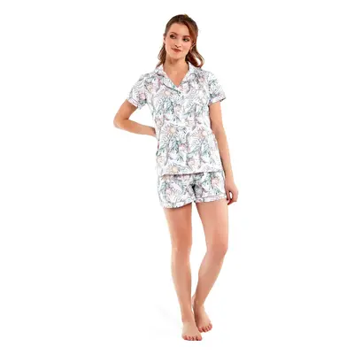 Pyjamas Cornette 346/264 Bianca kr/r S-2XL ecru