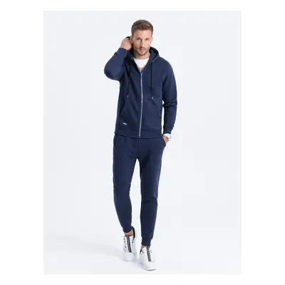 Ombre Men's sweatshirt set unbuttoned sweatshirt + pants