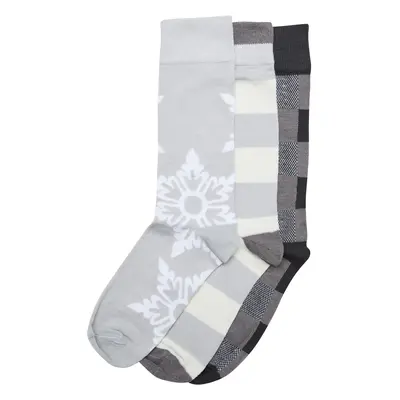 Snowflake Christmas Socks - 3-Pack