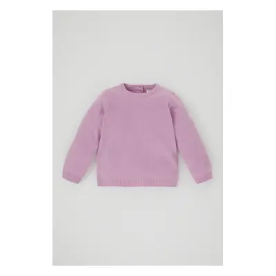 DEFACTO Baby Girl Regular Fit Crew Neck Sweater