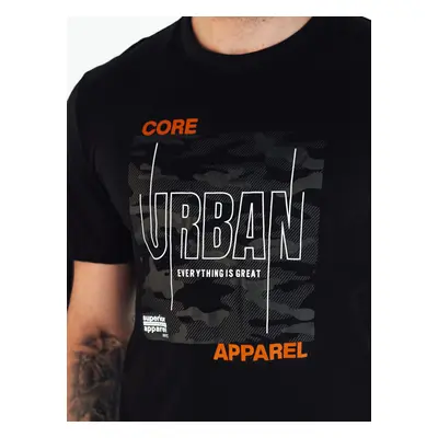 Men's T-shirt with black Dstreet print