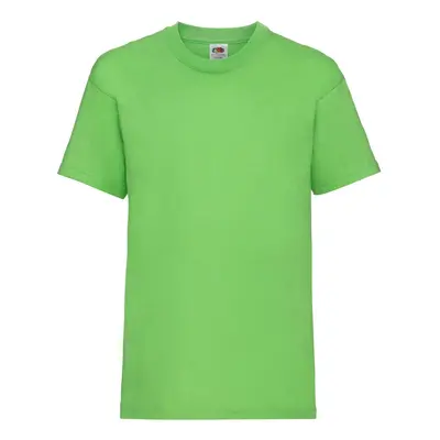 Green Fruit of the Loom Kids Cotton T-shirt