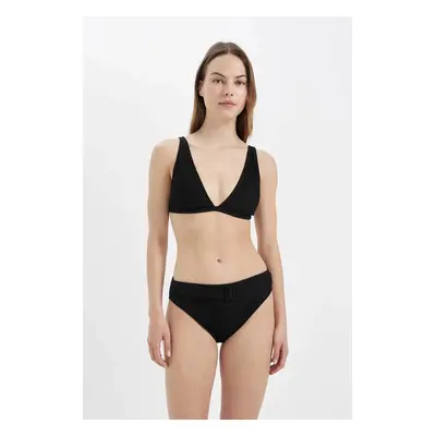 DEFACTO Women's Bikini Top Black T5224az/bk81