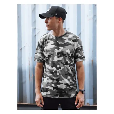 Dstreet anthracite camouflage men's t-shirt