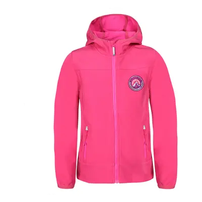 Kids softshell jacket ALPINE PRO OMANO cabaret