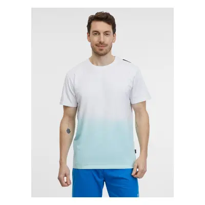 Blue-and-white men's T-shirt SAM Vito