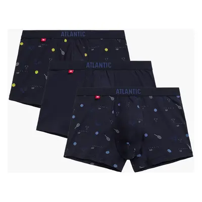 Men's Boxers ATLANTIC 3Pack - Navy Blue