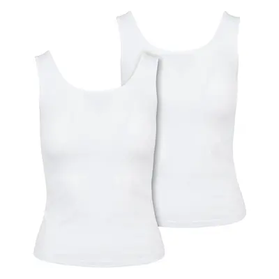 Women's 2-pack Basic Stretch Top White