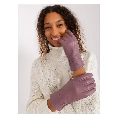 Purple Elegant Touch Gloves