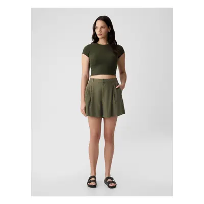 GAP High Rise Linen Shorts - Women's