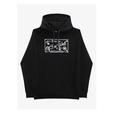 Men's Black Hoodie VANS Diced Po - Men's