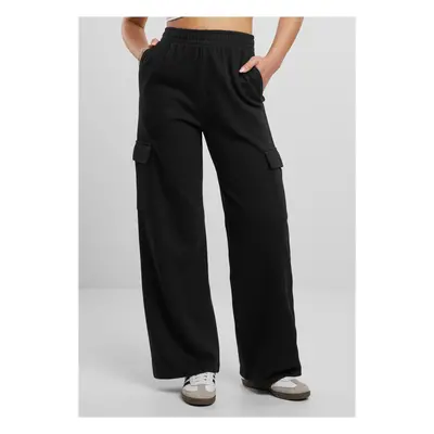 Women's Baggy Light Terry Sweat Sweatpants - Black