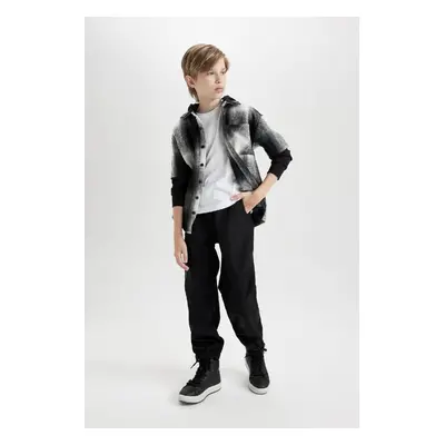 DEFACTO Boy Jogger Pants Plush Fleece Lined