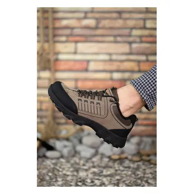 Riccon Sand Black Men's Trekking Shoes