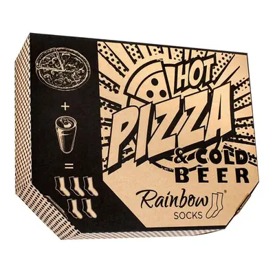 Rainbow Socks Pizza & Beer Set pairs