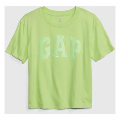 Children's T-shirt organic logo GAP - Girls