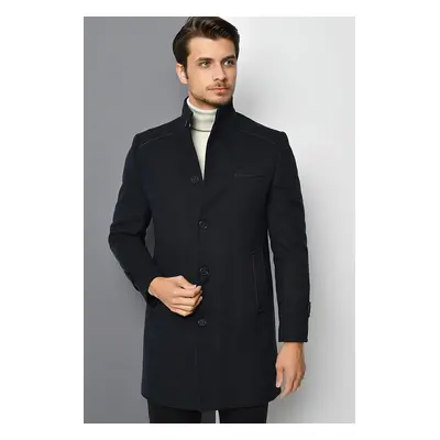 PLT8333 DEWBERRY MEN'S COAT-NAVY BLUE