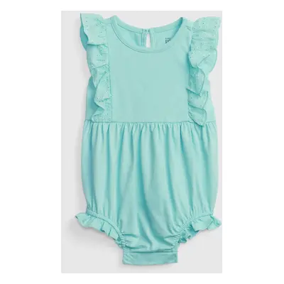 GAP Baby cotton bodysuit with ruffles - Girls