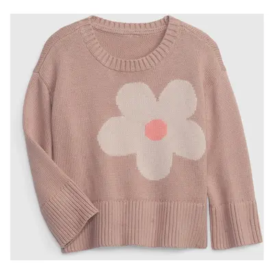 GAP Children's sweater with flower - Girls