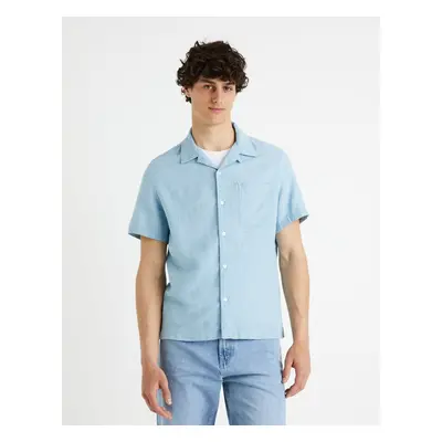 Celio Linen Shirt Fatext - Men