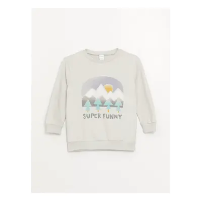 LC Waikiki Crew Neck Printed Baby Boy Sweatshirt