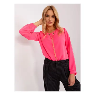 Blouse-EM-BZ-13575.08-fluo pink