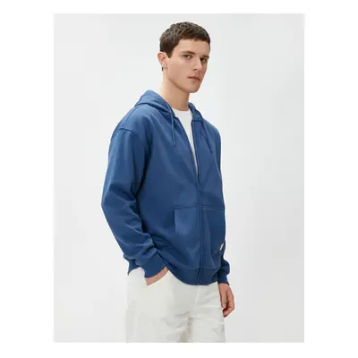 Koton 4WAM70112MK Men's Cotton Sweat BLUE