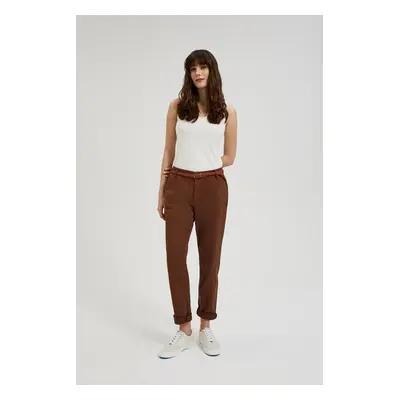 Women's trousers MOODO - brown