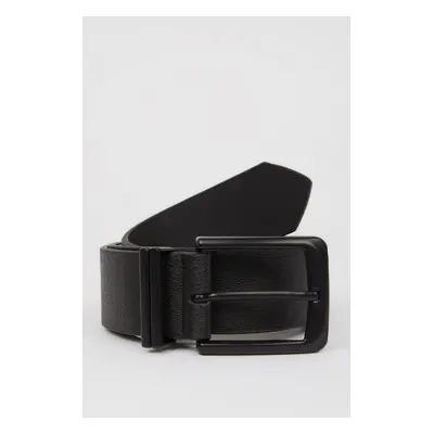 DEFACTO Men's Faux Leather Jean Belt