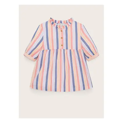 Orange-Blue Girly Striped Blouse Tom Tailor - Girls