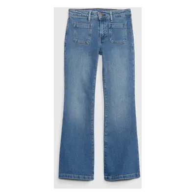 GAP Otroške Jeans flare high rise - Girls