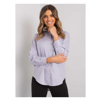 Light purple women's classic shirt from Novarra RUE PARIS