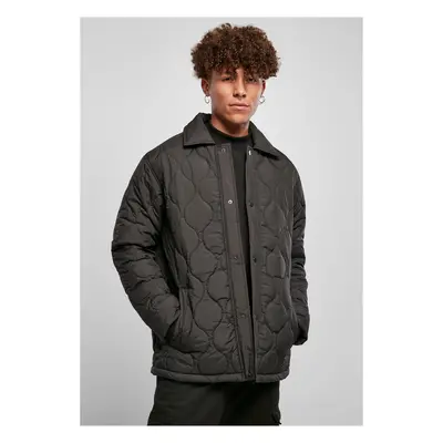 Quilted trainer's jacket black