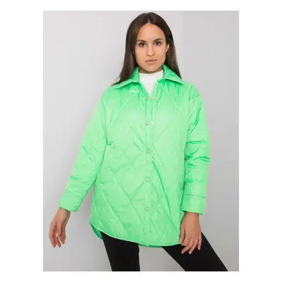 Women's quilted jacket Zenya - fluo green