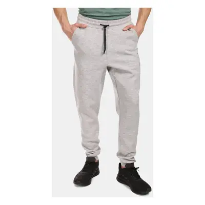 Men's cotton sports sweatpants Kilpi MATTY Light grey