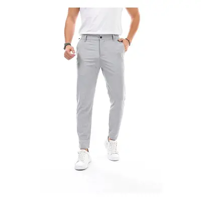 34895 Dewberry Ids Lycra Mens Trousers-LIGHT GREY