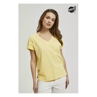 Women's T-shirt MOODO - yellow