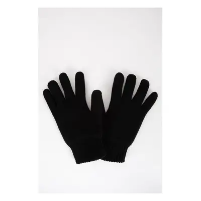 DEFACTO Men's Knitted Basic Gloves