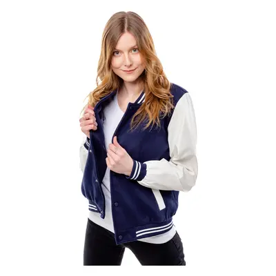 Women's Baseball Jacket GLANO - Dark Blue