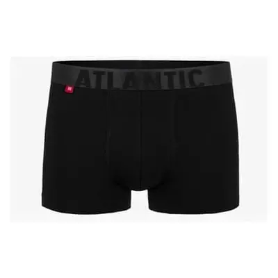 Men's Boxers in Pima Cotton ATLANTIC - black