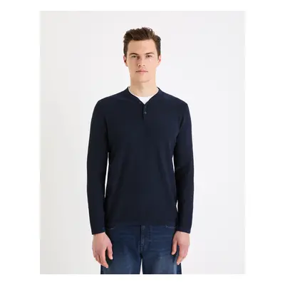 Celio Henley Genicolo Sweater - Men's