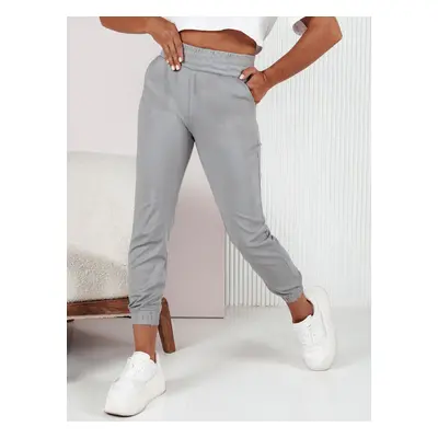 Women's sweatpants FASHIONCORE gray Dstreet