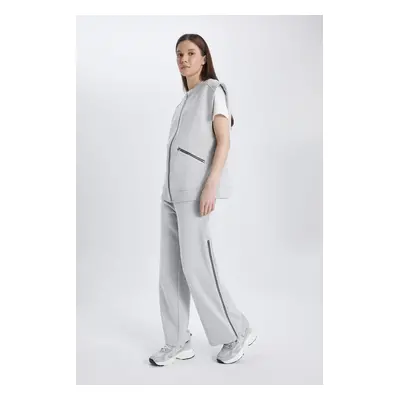 DEFACTO Wide Leg Zipper Sweatpants