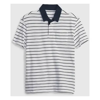 GAP Kids Striped Polo T-shirt - Boys