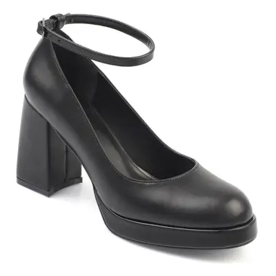 Capone Outfitters Round Toe Ankle Strap Platform Women's Shoes