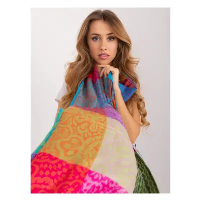 Colorful viscose women's scarf