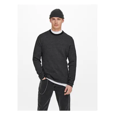 Navy blue ribbed sweater ONLY & SONS Niguel