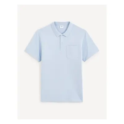 Celio Pigue Polo Shirt with Pocket Gepoche - Men's