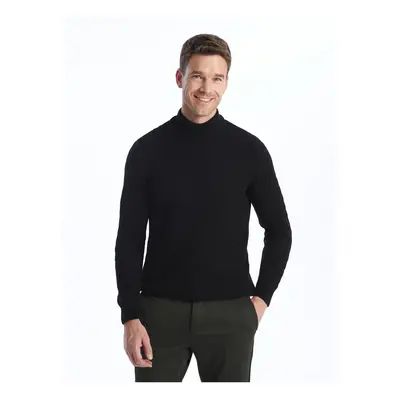 LC Waikiki Men's Half Turtleneck Short Sleeve Knitwear Sweater