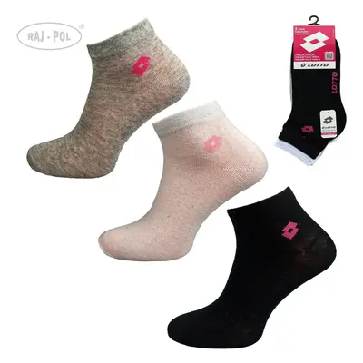 Raj-Pol Woman's 3Pack Socks W Lotto